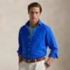 Polo Ralph Lauren Classic Fit Linen Shirt In New Iris Blue