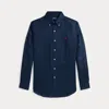 Polo Ralph Lauren Classic Fit Linen Shirt In Black