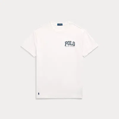 Polo Ralph Lauren Classic Fit Logo Jersey T-shirt In White