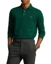 Polo Ralph Lauren Classic Fit Long Sleeve Polo Shirt In Moss Agate