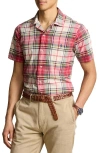 POLO RALPH LAUREN POLO RALPH LAUREN CLASSIC FIT MADRAS PLAID CAMP SHIRT