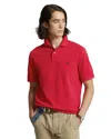 Polo Ralph Lauren Classic Fit Mesh Polo Shirt In Red