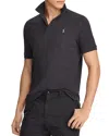 Polo Ralph Lauren Classic Fit Mesh Polo Shirt In Gray