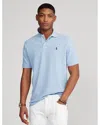Polo Ralph Lauren Classic Fit Mesh Polo Shirt In Jamaica Heather Blue