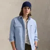 Polo Ralph Lauren Classic Fit Oxford Workshirt In Blue