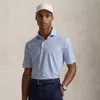 Polo Ralph Lauren Classic Fit Performance Polo Shirt In Micro Cube Refined Navy