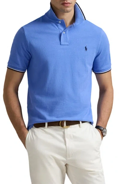 Polo Ralph Lauren Classic Fit Piqué Polo In Blue