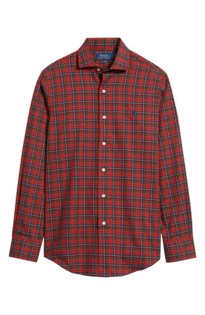 Polo Ralph Lauren Classic Fit Plaid Cotton Twill Button-up Shirt In Multi