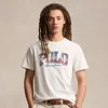 Polo Ralph Lauren Classic Fit Plaid-logo Jersey T-shirt In White
