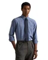 Polo Ralph Lauren Classic Fit Plaid Oxford Button Down Shirt In Blue