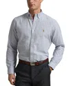 Polo Ralph Lauren Classic Fit Plaid Oxford Button Down Shirt In White/blue Multi