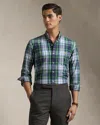 Polo Ralph Lauren Plaid Patch Pocket Shirt In White/grey