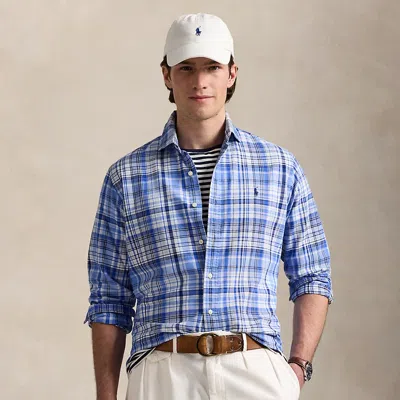 Polo Ralph Lauren Classic Fit Plaid Oxford Shirt In Blue Multi