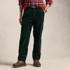 Polo Ralph Lauren Classic Fit Pleated Corduroy Trouser In Green