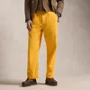 Polo Ralph Lauren Classic Fit Pleated Corduroy Trouser In Yellow