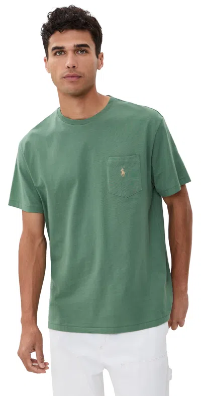Polo Ralph Lauren Classic Fit Pocket Tee Fatigue In Green