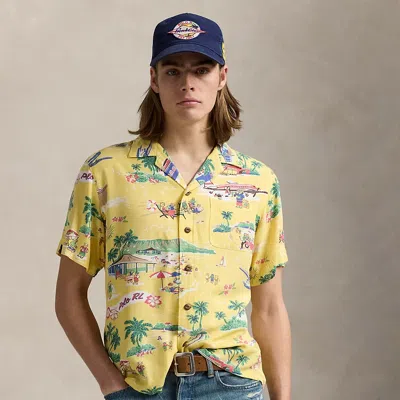 POLO RALPH LAUREN CLASSIC FIT POLO BEAR CAMP SHIRT