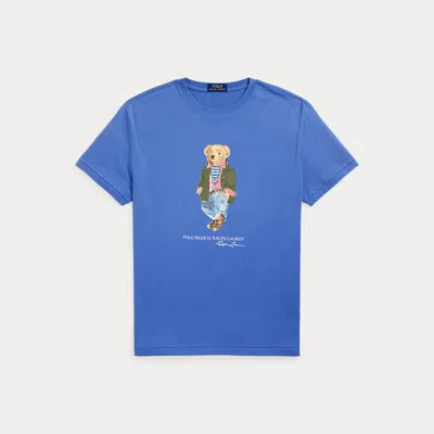 Polo Ralph Lauren Classic Fit Polo Bear Jersey T-shirt In Blue