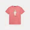 Polo Ralph Lauren Classic Fit Polo Bear Jersey T-shirt In Pink