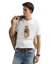Polo Ralph Lauren White Polo Bear T-shirt Custom Slim-fit In White