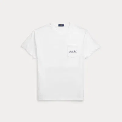 Polo Ralph Lauren Classic Fit Polo Bear Jersey T-shirt In White