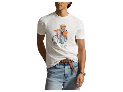 Polo Ralph Lauren Classic Fit Polo Bear Jersey T-shirt In Animal Print