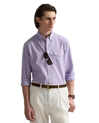 Polo Ralph Lauren Classic Fit Poplin Shirt In Purple