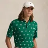 Polo Ralph Lauren Classic Fit Racquet-print Polo Shirt In Crossed Rackets Golf Gree