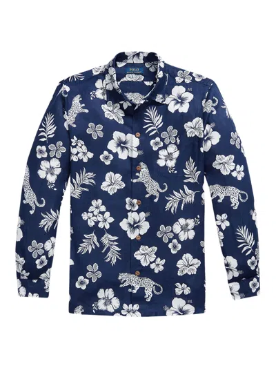 Polo Ralph Lauren Classic Fit Shirt In Blue