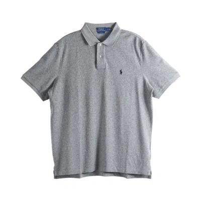 Pre-owned Polo Ralph Lauren Classic Fit Short-sleeve Mesh Polo 'canterbury Heather' | Grey | Men's Size L In Gray