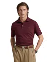 Polo Ralph Lauren Classic Fit Soft Cotton Polo Shirt In Burgundy