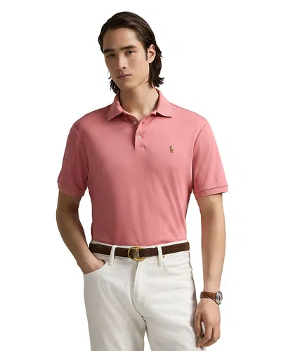 Polo Ralph Lauren Classic Fit Soft Cotton Polo Shirt In Pink
