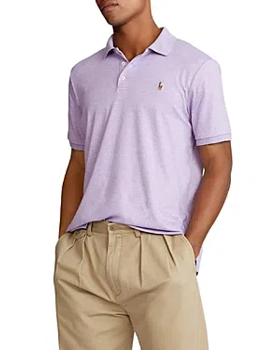 Polo Ralph Lauren Classic Fit Soft Cotton Polo Shirt In Pastel Purple Heather
