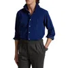 Polo Ralph Lauren Classic Fit Solid Cotton Corduroy Button-up Shirt In Blue