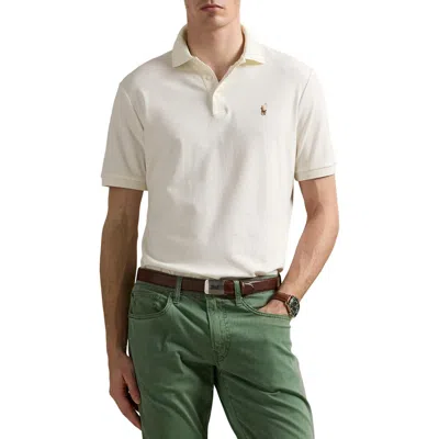 Polo Ralph Lauren Classic Fit Soft Cotton Polo Shirt In White