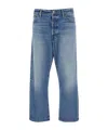 Polo Ralph Lauren Blue Jeans With Five-pocket Design And Logo Patch On The Back In Blue