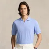 Polo Ralph Lauren Classic Fit Stretch Mesh Polo Shirt In Blue