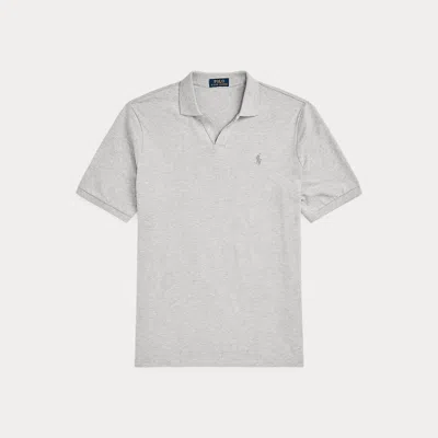 Polo Ralph Lauren Classic Fit Stretch Mesh Polo Shirt In Grey