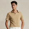 Polo Ralph Lauren Classic Fit Stretch Mesh Polo Shirt In Brown