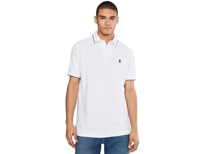 Polo Ralph Lauren Classic Fit Stretch Oxford Mesh Polo Men's Clothing White/white: Xl