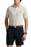 Polo Ralph Lauren Classic Fit Stripe Cotton Piqué Polo In White