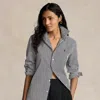 Polo Ralph Lauren Classic Fit Striped Cotton Shirt In Multicolor