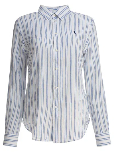 POLO RALPH LAUREN POLO RALPH LAUREN CLASSIC-FIT STRIPED LINEN SHIRT