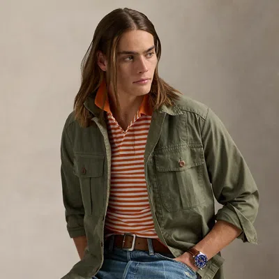 Polo Ralph Lauren Classic Fit Striped Mesh Polo Shirt In Multi