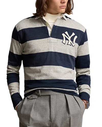 Polo Ralph Lauren Classic Fit Striped Rugby Shirt In Multi