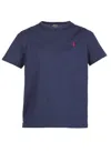 Polo Ralph Lauren Logo Detail Cotton T-shirt In Newportnavy
