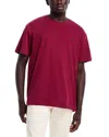 Polo Ralph Lauren Custom Slim Fit Jersey Crewneck T-shirt Man T-shirt Burgundy Size L Cotton In Red