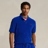 Polo Ralph Lauren Classic Fit Terry Polo Shirt In Blue