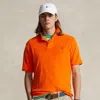 Polo Ralph Lauren Classic Fit Terry Polo Shirt In Orange
