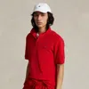 Polo Ralph Lauren Classic Fit Terry Polo Shirt In Red